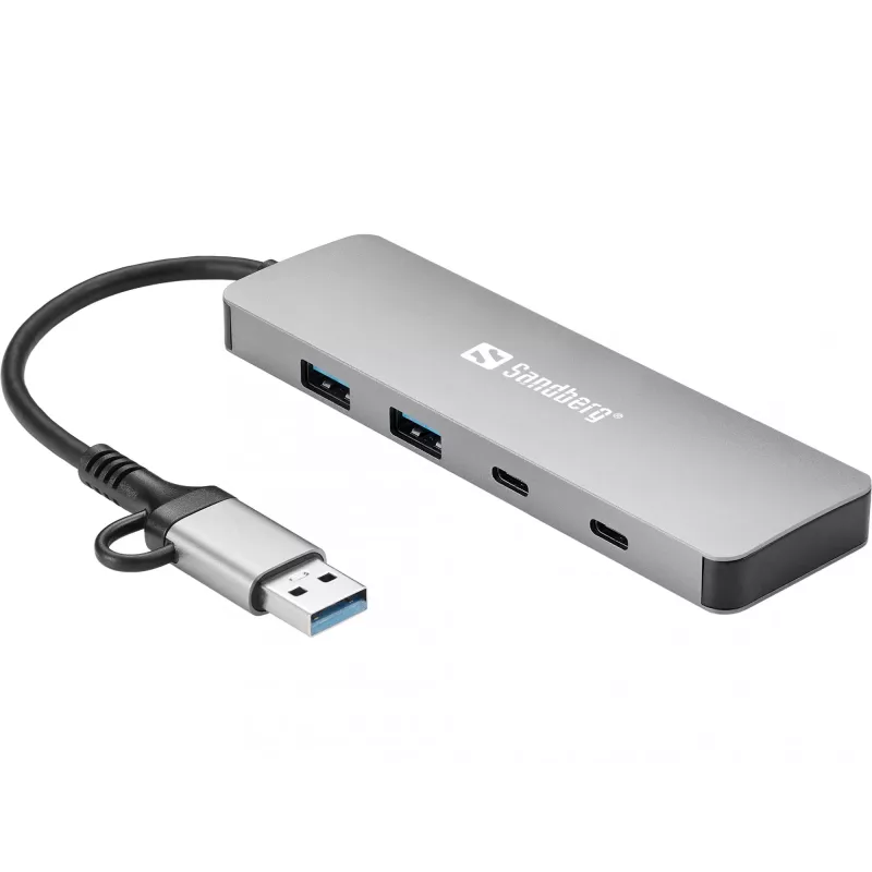 Sandberg USB-C/A na 2xUSB-A+2xUSB-C hub