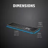 HP 975 Dual-Mode Wireless klávesnica Full-size Mechanical QWERTY