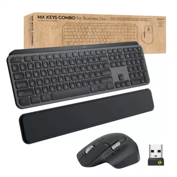 Sada klávesnice a myši Logitech MX Keys Combo for Business Gen 2