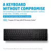 HP 455 programovateľná bezdrôtová klávesnica, Full-Size (100 %), bezdrôtová, RF Wireless, membránová, čierna