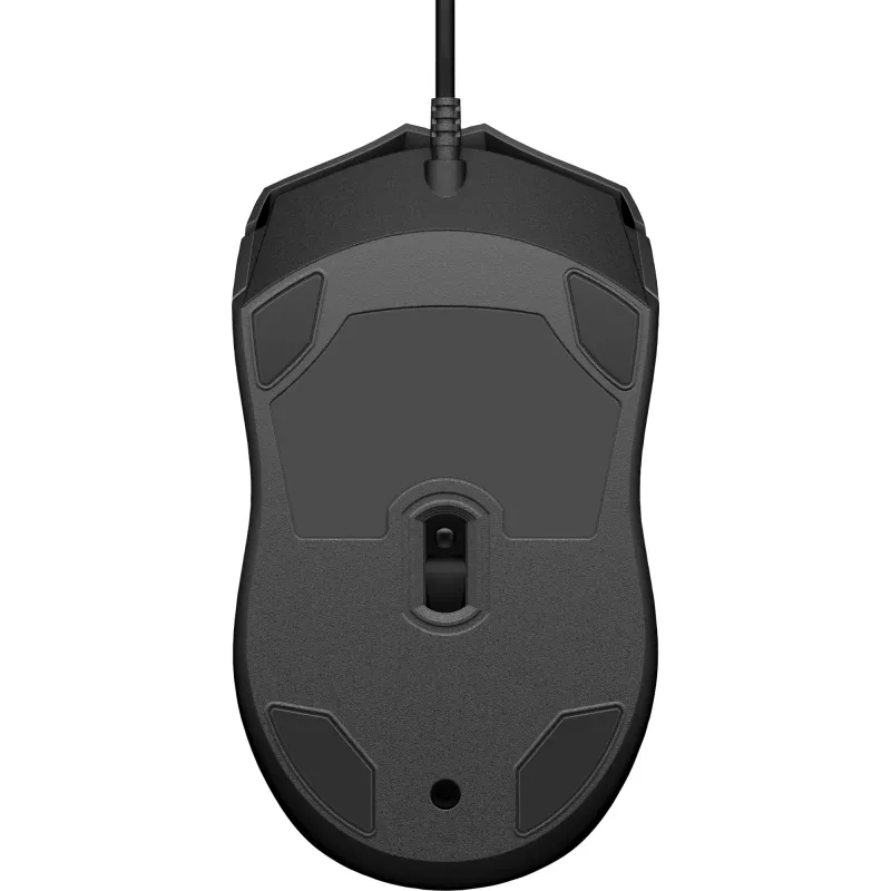 HP Káblová myš 100, obojručná, optická, USB Type-A, 1600 DPI, čierna