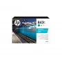 HP 843C 400 ml azúrová PageWide XL atramentová kazeta, azúrová, 1 ks