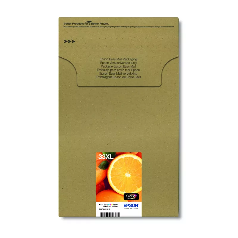 Epson Oranges Multipack 5 farieb 33XL Claria Premium Ink EasyMail