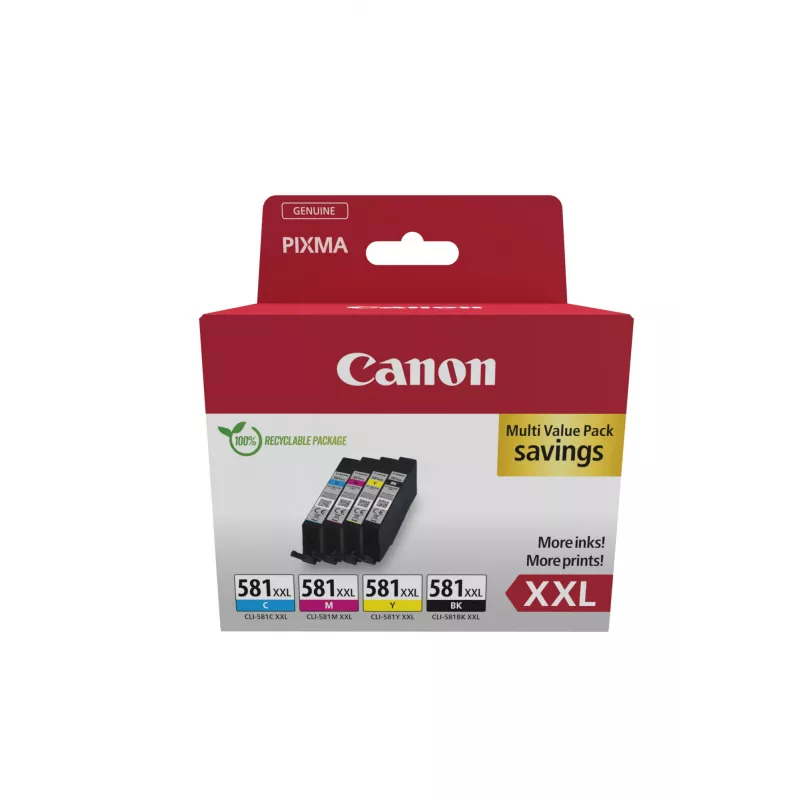 Canon 1998C006 atramentová kazeta 4 ks originálna čierna, azúrová, purpurová, žltá