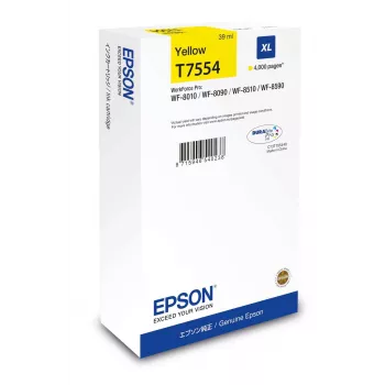 Epson WF-8xxx séria atramentová kazeta XL žltá vysoká výťažnosť 4000 strán