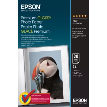 Epson Premium Glossy Photo Paper - A4 - 20 listov