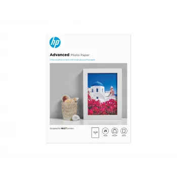 HP Advanced Photo Paper, lesklý, 250 g/m², 13 x 18 cm (127 x 178 mm), 25 listov