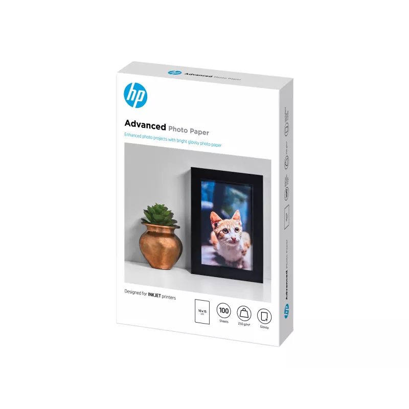 HP Advanced Photo Paper Glossy 250 g/m2 10 x 15 cm (101 x 152 mm) 100 listov