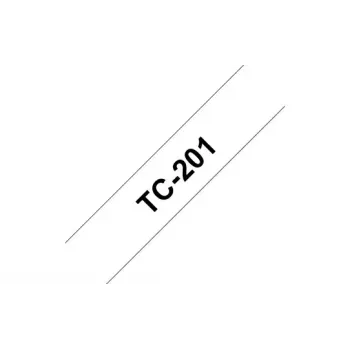 Páska TC Brother TC-201 čierna na bielom