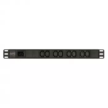 APC Easy Rack PDU, Basic, 1U, 1 fáza, 3,7 kW, 230 V, 16 A, 8 x C13 výstupov, IEC60320 C20 vstup