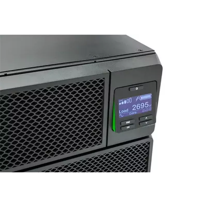 APC Smart-UPS On-Line SRT8KRMXLI - 8kW/VA, 6x C13 + 4x C19 + Hardwire 1-fázový výstup, rackmontáž, integrované NMC
