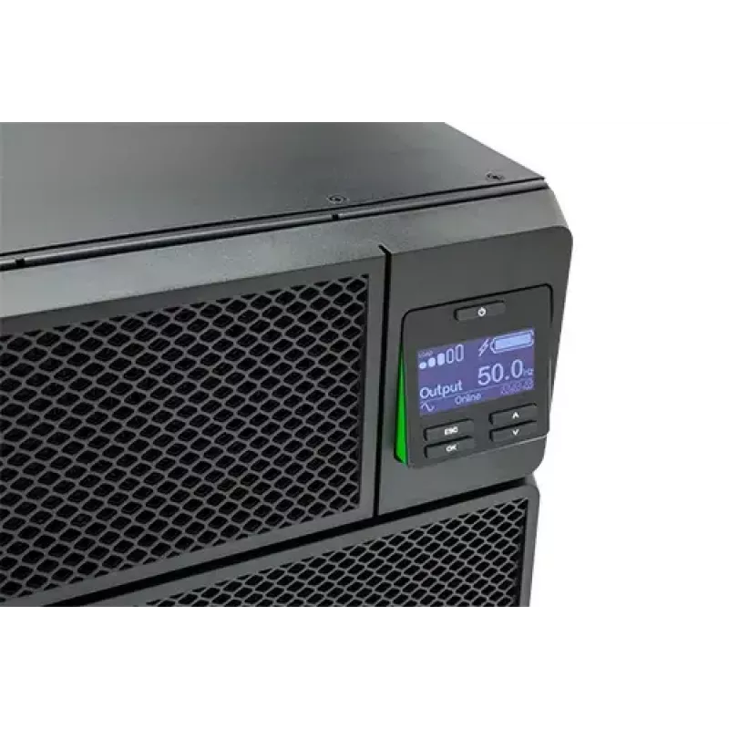 APC Smart-UPS On-Line SRT8KRMXLI - 8kW/VA, 6x C13 + 4x C19 + Hardwire 1-fázový výstup, rackmontáž, integrované NMC