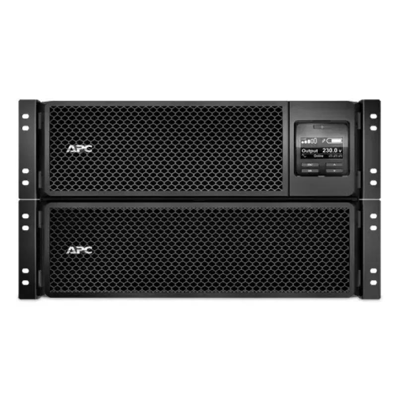 APC Smart-UPS On-Line SRT8KRMXLI - 8kW/VA, 6x C13 + 4x C19 + Hardwire 1-fázový výstup, rackmontáž, integrované NMC