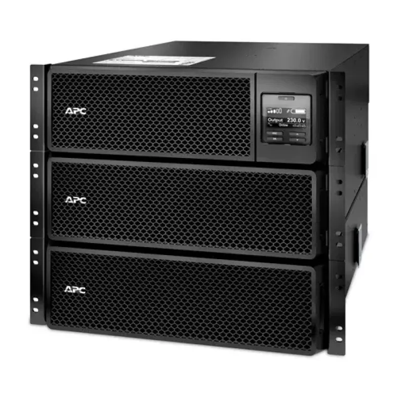 APC Smart-UPS On-Line SRT8KRMXLI - 8kW/VA, 6x C13 + 4x C19 + Hardwire 1-fázový výstup, rackmontáž, integrované NMC
