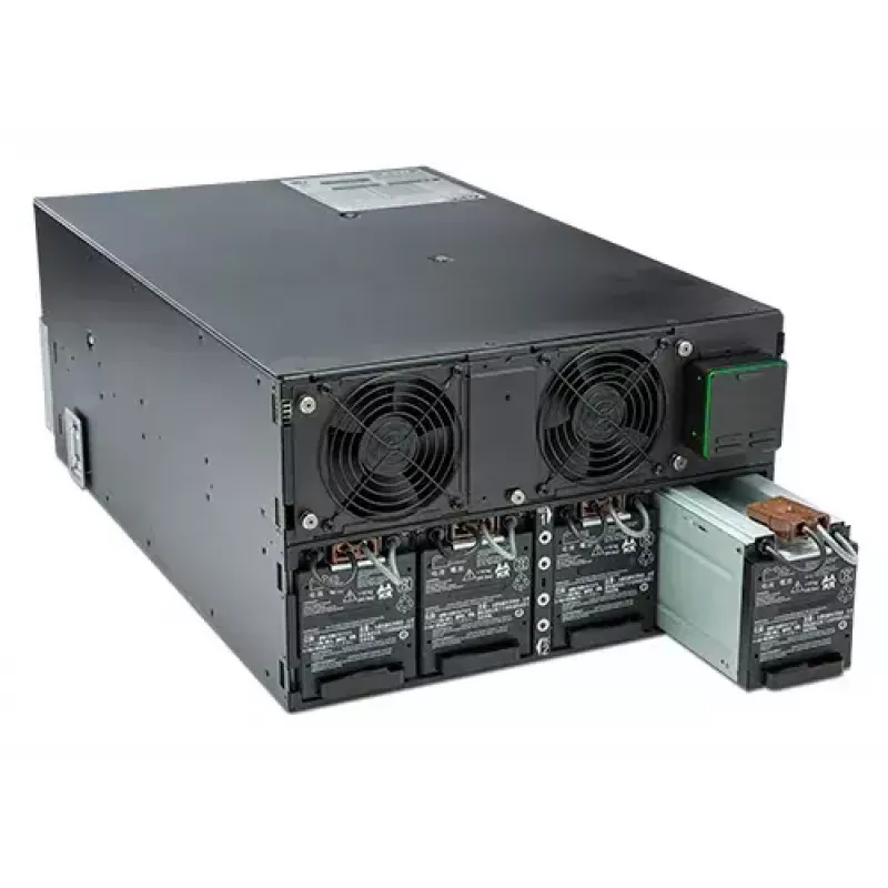 APC Smart-UPS On-Line SRT8KRMXLI - 8kW/VA, 6x C13 + 4x C19 + Hardwire 1-fázový výstup, rackmontáž, integrované NMC
