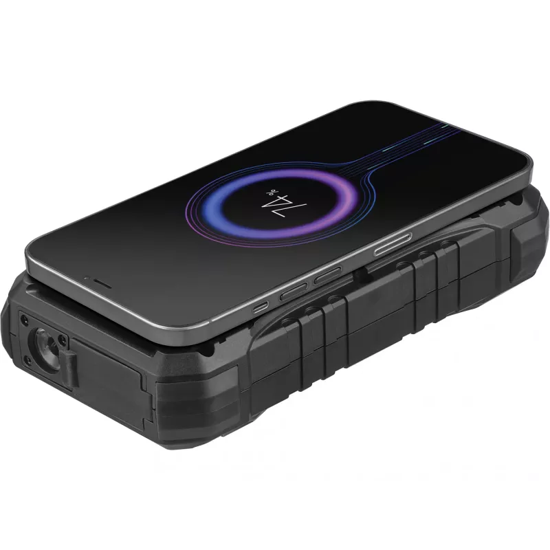 Sandberg Survivor Powerbank 20000 PD30W, 20000 mAh, bezdrôtové nabíjanie, čierna