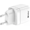 Nabíjačka Sandberg 2in1 1xUSB-C 1xUSB 35W interiérová AC univerzálna
