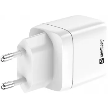 Nabíjačka Sandberg 2in1 1xUSB-C 1xUSB 35W interiérová AC univerzálna