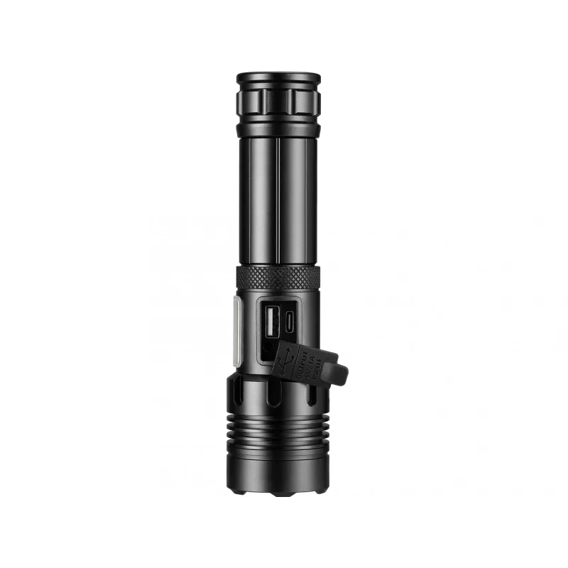 Sandberg Survivor 7in1 Torch Powerbank 5000, ručná baterka, čierna, hliník, LED, 2 lampy, 200 lm