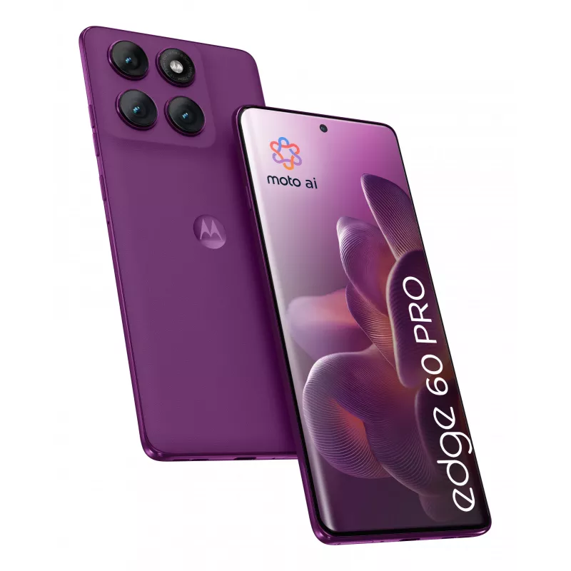 Motorola edge 60 pro 16,9 cm (6,67 inch) Dual SIM Android 15 5G USB Type-C 12 GB 512 GB 6000 mAh fialová