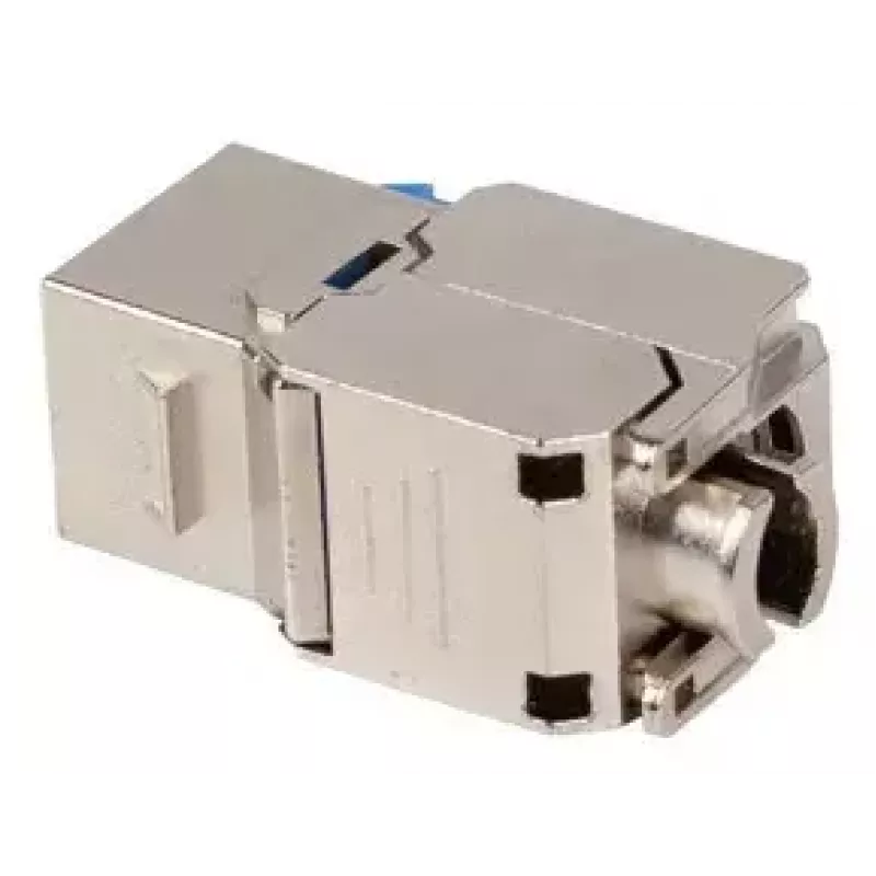 Keystone modul Lanberg KSF6-4000, plochý RJ-45 konektor, modro-strieborný