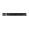 PDU Lanberg PDU-05E-0200-BK 5 AC zásuviek 1U čierny
