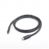 USB-C na USB-C kábel Gembird CCP-USB3.1-CMCM-1M — 1 m, USB 3.2 Gen 1, čierny