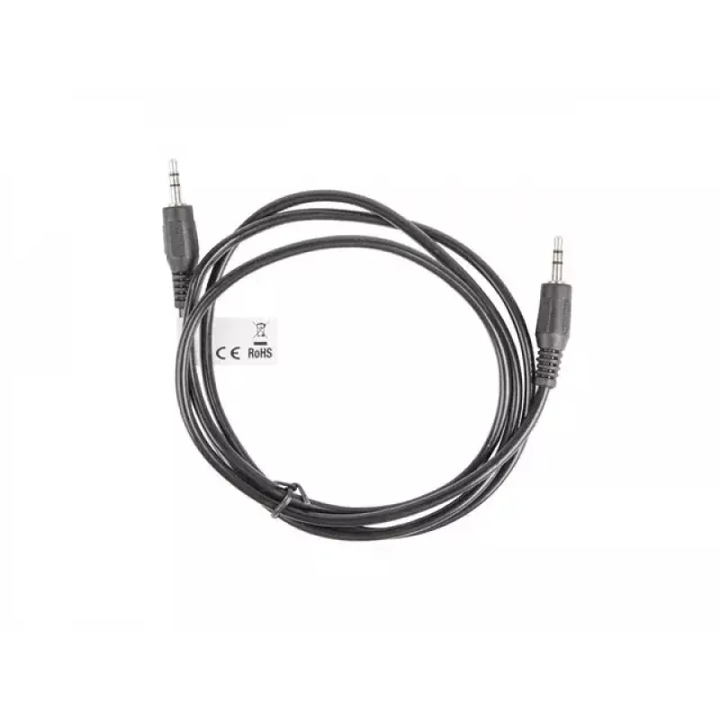 Audio kábel LANBERG 3,5 mm konektor samec–samec 1,2 m čierny