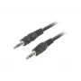 Audio kábel LANBERG 3,5 mm konektor samec–samec 1,2 m čierny