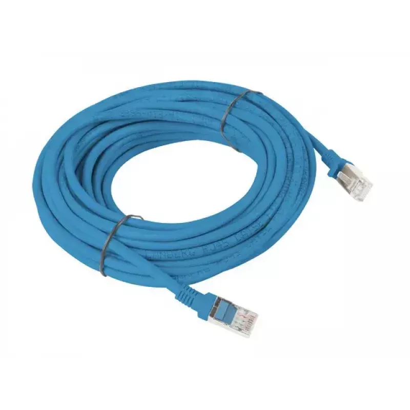 Sieťový patch kábel LANBERG Cat5e U/UTP 30 m RJ-45 na RJ-45 modrý
