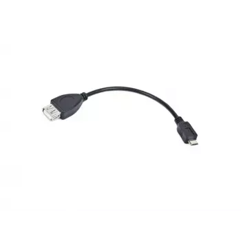 USB 2.0 kábel LANBERG OEM-0006 — USB A na Micro-USB B, 0,15 m, čierny