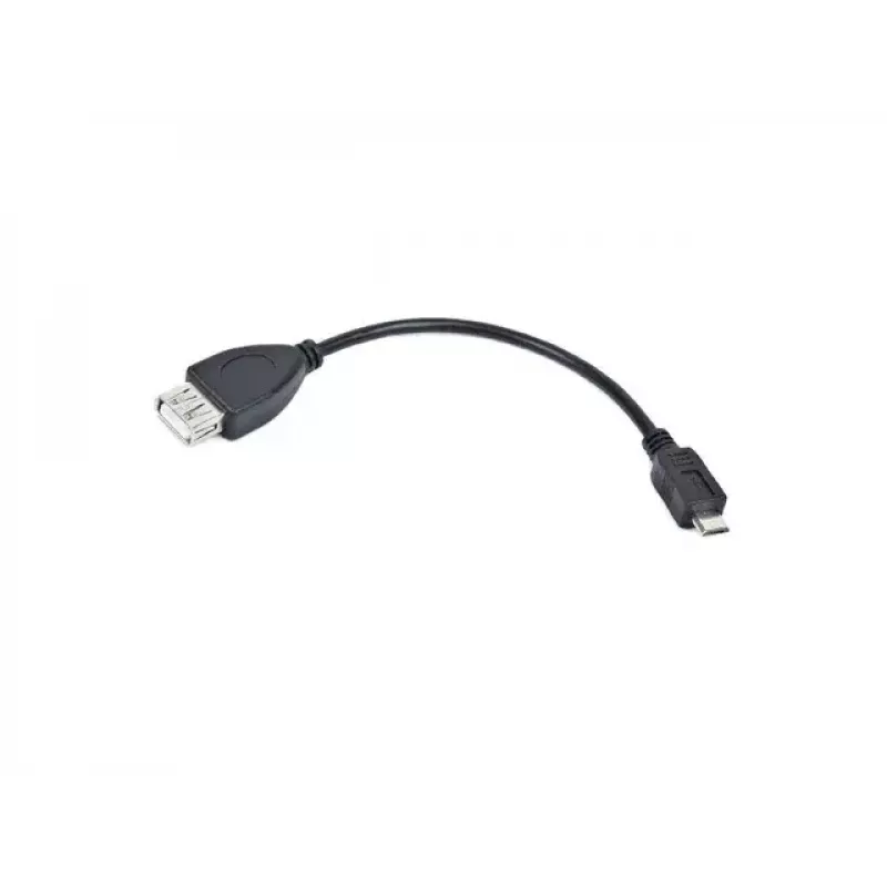 USB 2.0 kábel LANBERG OEM-0006 — USB A na Micro-USB B, 0,15 m, čierny