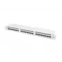Lanberg patch panel 24 port 1U, kat. 6, tienený, sivý