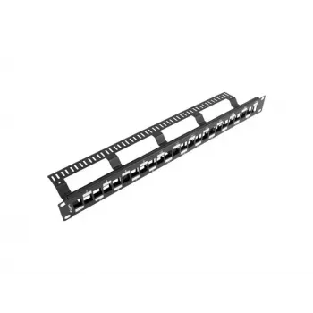 Patch panel 1U Lanberg PPKS-1224-B