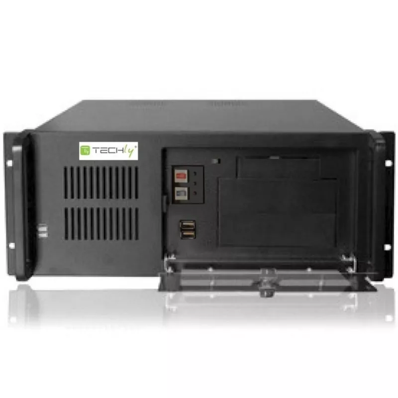 Techly Industrial 4U racková počítačová skriňa I-CASE MP-P4HX-BLK2