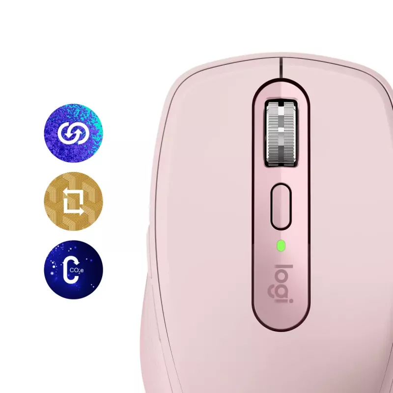 Myš Logitech MX 3S ružová USB optická