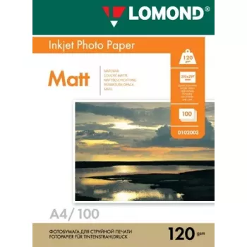 Inkjetový fotopapier Lomond 0102003 matný 120 g/m² A4 100 listov