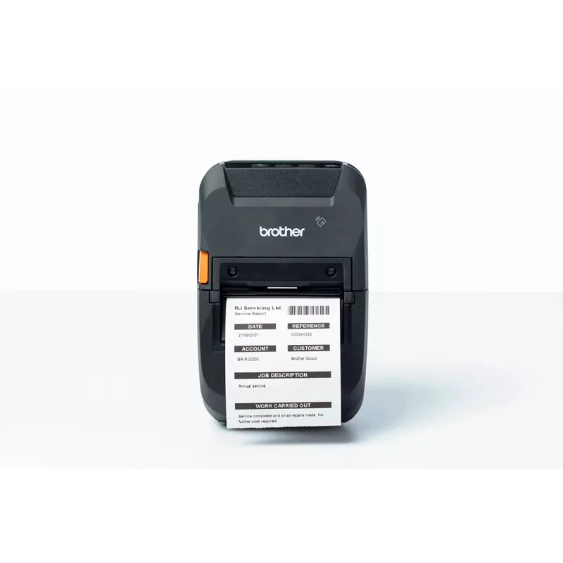 Brother RJ3230BL tlačiareň etikiet termotransferová 203 x 203 DPI 127 mm/s bezdrôtová Wi-Fi Bluetooth