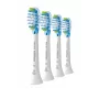 Philips Premium Plaque Defence HX9044/87 4-balík hlavíc kefiek, 4 ks, biela, 3 mesiace, stredná, 62000 pohybov za minútu, Philips