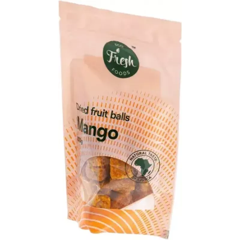 Sušené kocky manga 100 g, Eco fresh foods – snack, prísada na pečenie a do müsli