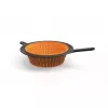 Fiskars 1027304 skladacie sitko, 29 cm, plast/silikón, čierne/oranžové