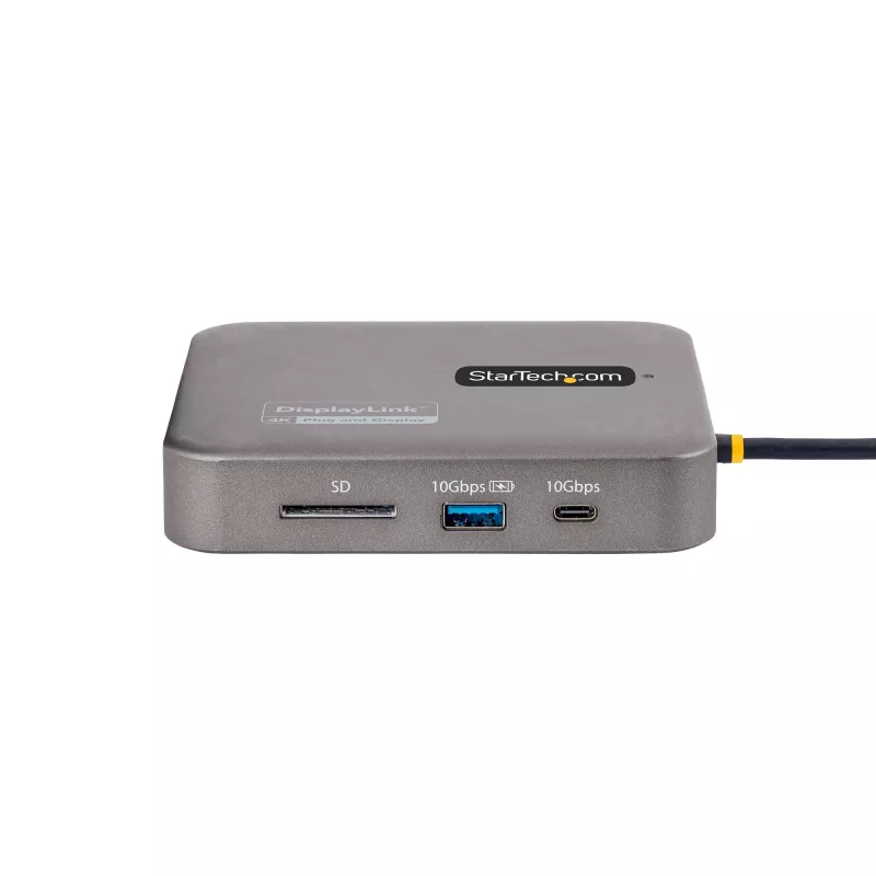 StarTech.com USB-C dokovacia stanica, Dual 4K 60Hz HDMI, kompatibilná s Macbook Pro (M1/M2/M3/M4) a Windows, USB-A/USB-C 10Gbps hub, 100W Power Delivery, GbE, SD, 56cm kábel