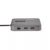 StarTech.com USB-C dokovacia stanica, Dual 4K 60Hz HDMI, kompatibilná s Macbook Pro (M1/M2/M3/M4) a Windows, USB-A/USB-C 10Gbps hub, 100W Power Delivery, GbE, SD, 56cm kábel
