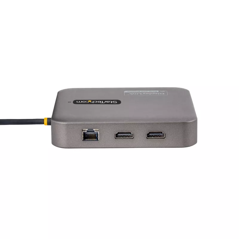 StarTech.com USB-C dokovacia stanica, Dual 4K 60Hz HDMI, kompatibilná s Macbook Pro (M1/M2/M3/M4) a Windows, USB-A/USB-C 10Gbps hub, 100W Power Delivery, GbE, SD, 56cm kábel