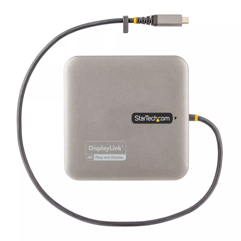 StarTech.com USB-C dokovacia stanica, Dual 4K 60Hz HDMI, kompatibilná s Macbook Pro (M1/M2/M3/M4) a Windows, USB-A/USB-C 10Gbps hub, 100W Power Delivery, GbE, SD, 56cm kábel