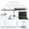 StarTech.com USB-C dokovacia stanica, Dual 4K 60Hz HDMI, kompatibilná s Macbook Pro (M1/M2/M3/M4) a Windows, USB-A/USB-C 10Gbps hub, 100W Power Delivery, GbE, SD, 56cm kábel