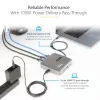 StarTech.com USB-C dokovacia stanica, Dual 4K 60Hz HDMI, kompatibilná s Macbook Pro (M1/M2/M3/M4) a Windows, USB-A/USB-C 10Gbps hub, 100W Power Delivery, GbE, SD, 56cm kábel