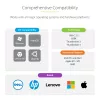 StarTech.com USB-C dokovacia stanica, Dual 4K 60Hz HDMI, kompatibilná s Macbook Pro (M1/M2/M3/M4) a Windows, USB-A/USB-C 10Gbps hub, 100W Power Delivery, GbE, SD, 56cm kábel