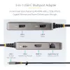 StarTech.com USB-C multiport adaptér – 4K 60Hz HDMI – HDR – 2-portový 5Gbps USB 3.0 hub – 100W Power Delivery Pass-Through – GbE – Works with Chromebook certifikovaný – Windows/macOS