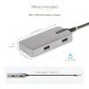 StarTech.com USB-C multiport adaptér – 4K 60Hz HDMI – HDR – 2-portový 5Gbps USB 3.0 hub – 100W Power Delivery Pass-Through – GbE – Works with Chromebook certifikovaný – Windows/macOS